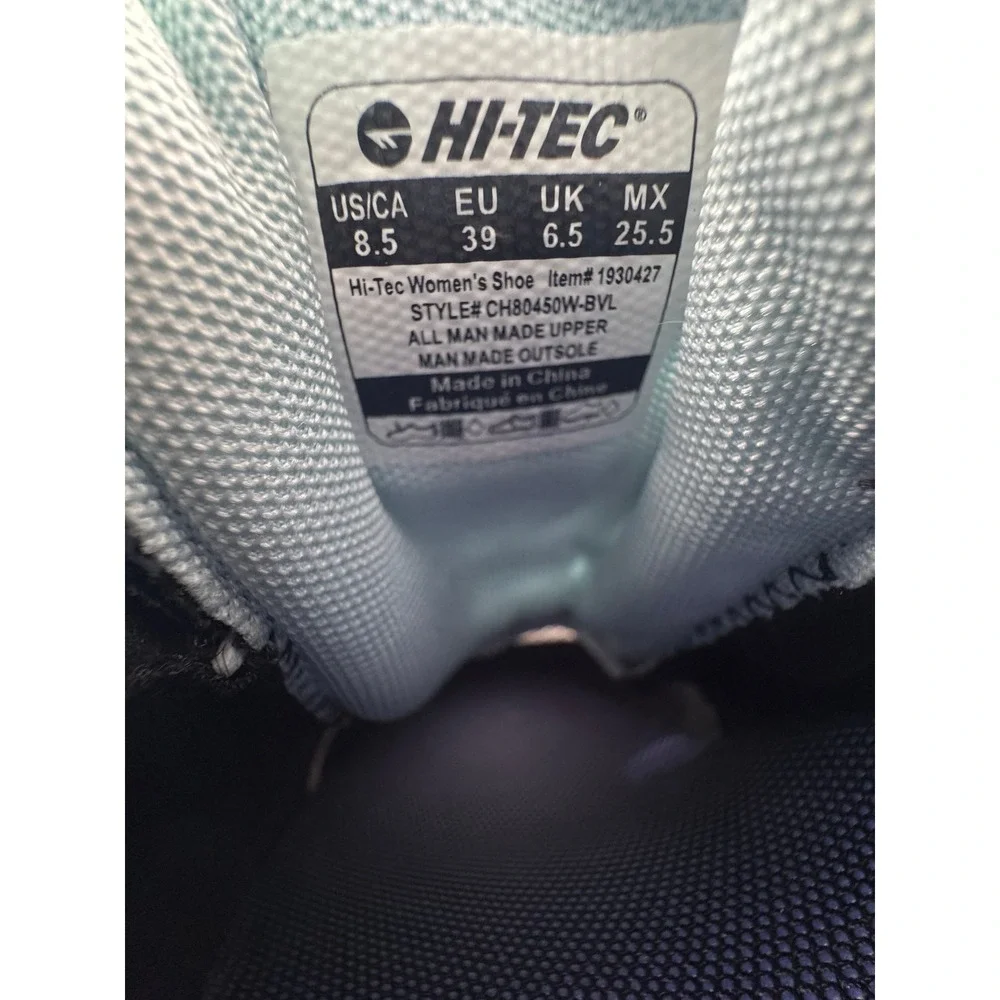 Hi-Tec‎ Women's Running Shoes Size 8.5 Gray Black Athletic Sneakers Lightweight